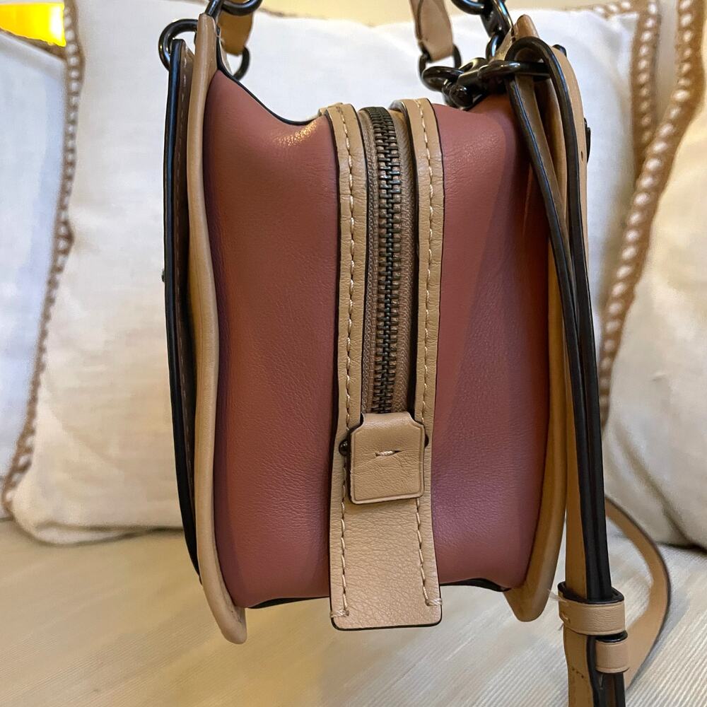 Rare Coach Dreamer Butterfly Appliqué Satchel 69553 | Snakeskin Collectible - Picture 13 of 14